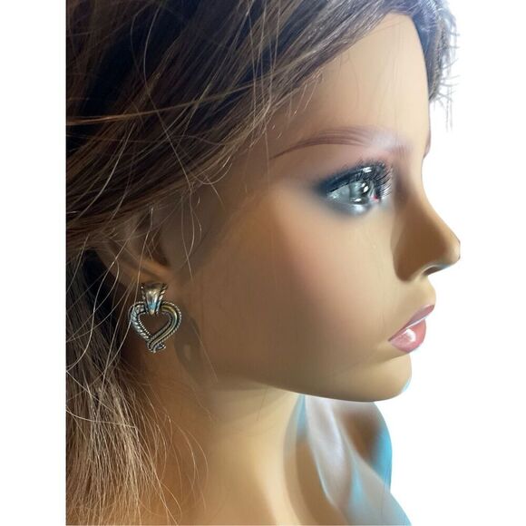 Brighton Ellington Heart Pierced Earrings - Picture 4 of 6